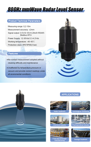 Sensore Atech Oem monitoraggio del livello del carburante PL301 sensore di pressione del livello del serbatoio del carburante sensore di livello del carburante analogico 4-20ma - Product Image 3