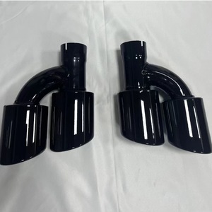 ชุดแต่งดิฟฟิวเซอร์สีดำเงาสำหรับรถยนต์ Audi A5 S5 B9.5 ปี 2020-2024 ชุดแต่งกันชนหลังพร้อมลิ้นกันชนหลัง - Product Image 4