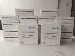 Köpek Vet cProg TSH HbA1c Cortisol cCRP cNT-proBNP için Wondfo veteriner progesteron Test kiti reaktifi - Product Image 3