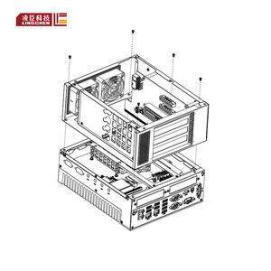 Hoch leistungs VMC-1200QL2K Windows 10/ Linux eingebettete lüfter lose Kante Computer Fabrik industrielle Mini-PC - Product Image 5