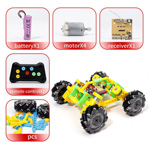 STEM玩具DIYアセンブリリモコン車RC四輪駆動リモートコントロール車両ビルディングブロックレーシングモデル子供用 - Product Image 4