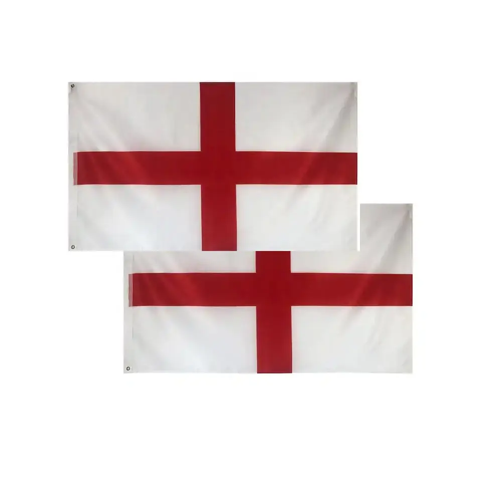 Красный крест оптом 3x5 футов двухсторонние печатные флаги наружный 3x5 пользовательский флаг Англии