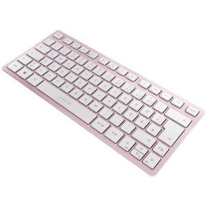 CHERRY KW 7100 <strong>MINI</strong> BT <strong>Bluetooth</strong>&reg; <strong>Keyboard</strong> German, QWERTZ Pink, Quiet Keys, Multipair Function (940910782179) - Product Image 1