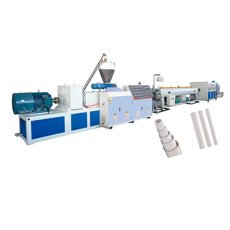 Machine de fabrication de tuyaux en PVC de bonne qualité/Ligne de production d'extrusion de tuyaux en plastique/Machine à tubes en PVC