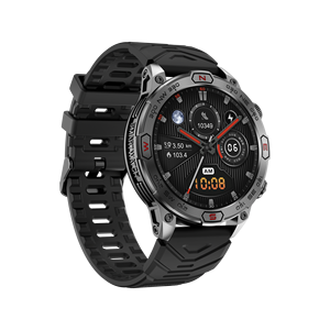 KC86 AI Voice Assistant 1.43''AMOLED 466*466 1AMT Waterproof Heart Rate Monitor for <strong>Android</strong> <strong>IOS</strong> Sport Compass Smart Watch - Product Image 3