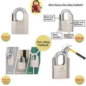 Manufacture Anti-Theft Brass Padlock Guard Security <strong>Lock</strong> with Safe <strong>Keys</strong> for High Security - Product Image 3