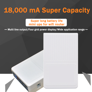 Mini UPS en línea con múltiples salidas 18000mAh DC12V9V5V batería de litio 220V voltaje de entrada protección contra rayos para enrutador WiFi - Product Image 5