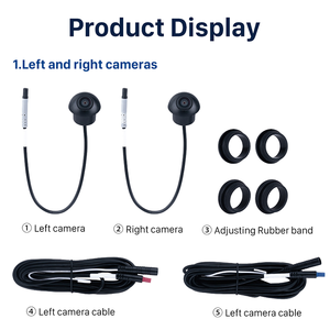 热卖车载dvr 360系统，带4pcs 180摄像机2D显示倒车辅助360度摄像机dvr - Product Image 4
