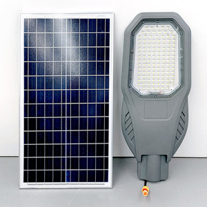 Su misura 30W 40W 50W 60W sensore di movimento split lampione ad energia solare con controllo app - Product Image 1