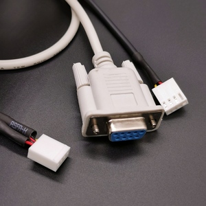 Cable moldeado de computadora personalizado d-sub dB 25 pines a 2510 cable conector de 4 pines