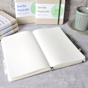Cuaderno de tela de lino HK libreta de papel sin ácido negocio simple nuevo personalizado - Product Image 5
