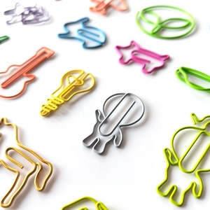 Instagram Hot <strong>Pop</strong> Metal Plating Novelty Creative Design Paper Clip Cartoon Animal Decorative File Folder <strong>Archive</strong> Clips - Product Image 2