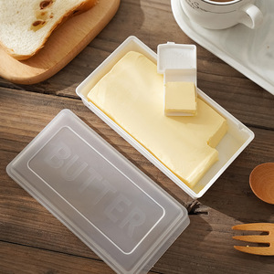 Dishwasher Safe <strong>Rectangular</strong> Cheese Slice Storage Box Butter Divider Storage Box Food Keeper Butter Cutter <strong>Container</strong> <strong>With</strong> <strong>Lids</strong> - Product Image 2