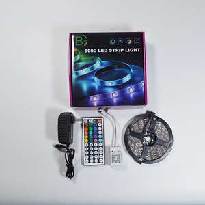 Su geçirmez IP65 LED ışık şerit kiti 12V RGB LED arka ışık 80 uzaktan kumanda Colorful renkli DC 12V OEM bakır Led De 1 Metro 5M - Product Image 1