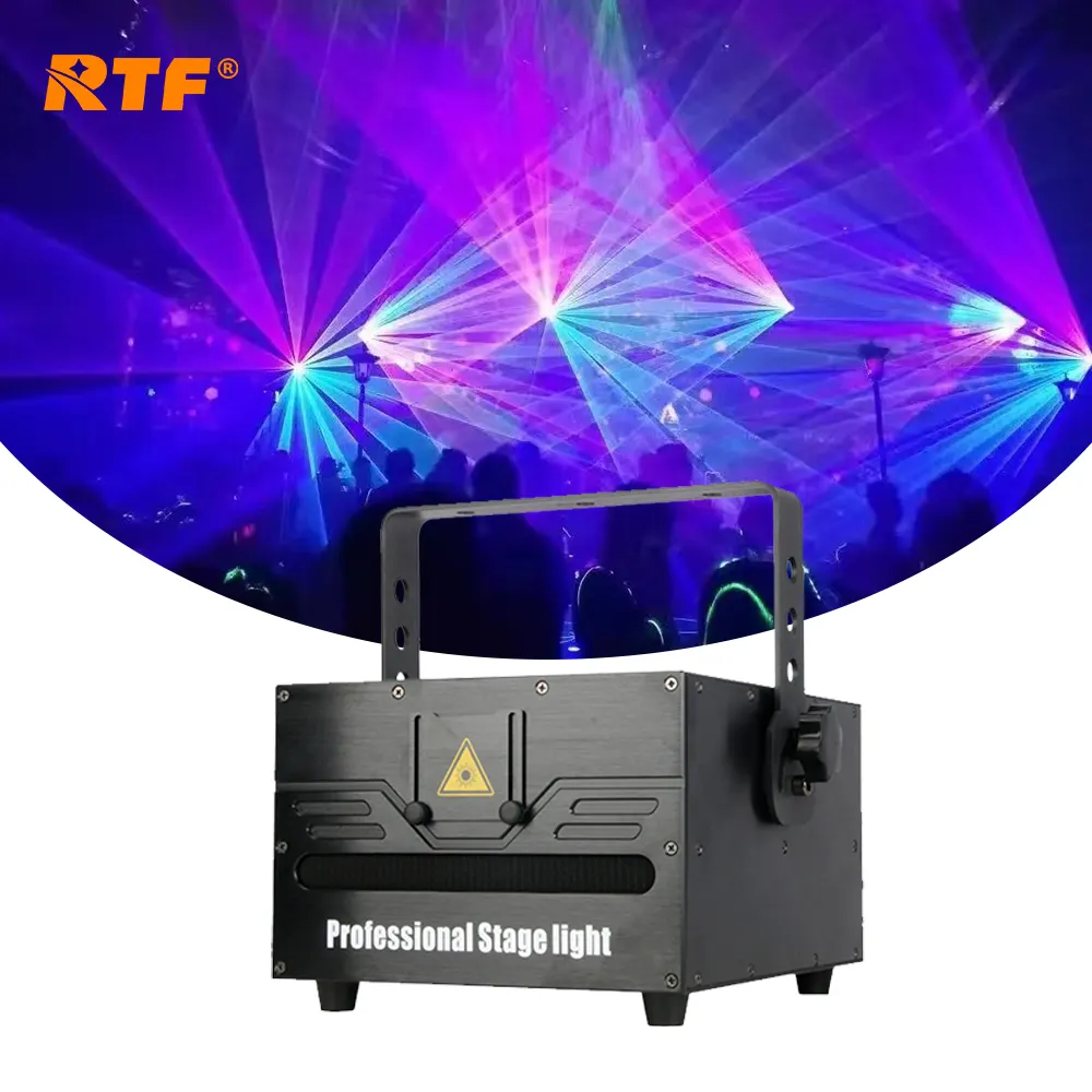 Reflector láser de efecto especial para escenario, luces de animación a todo color RGB de 10W para DJ y discotecas
