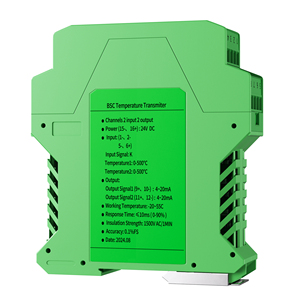 Transmisor de temperatura TC tipo K 1 en 2 salidas Sensor de señal de temperatura de 0-1300 grados 4-20mA 0-10V 0-5V Transmisor de temperatura - Product Image 1