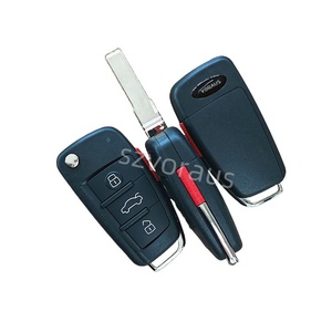 Szvoraus High Quality Remote Flip <strong>Key</strong> FOB Shell for <strong>Audi</strong> 3+1 Button Remote <strong>Key</strong>(315mhz/8E Chip) - Product Image 1