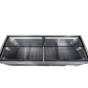 Chest Freezer Glass on Top <strong>Aht</strong> Curved Freezer Island Freezer Fridge <strong>for</strong> <strong>Sale</strong> with Colorful Led - Product Image 5
