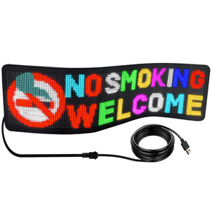 Smart APP Programmier bares LED-Auto-Schild, USB 5V Scrolling Message Led Matrix Panel, Benutzer definierte Digital anzeige für Shop-Werbung - Product Image 2