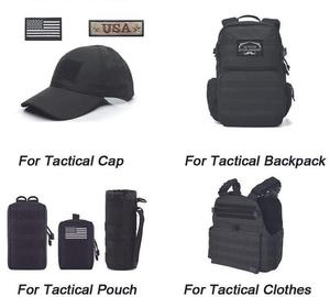 20Pcs Vui Vẻ Đạo Đức Chiến Thuật Các Bản Vá Lỗi Bó Đầy Đủ Thêu Biker Nói Thiết Lập Tương Thích Cho Velcro Mũ Vest Áo Khoác Chiến Thuật - Product Image 5