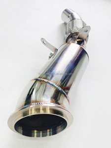 Bmw 520/525/528 F10/f18 2.0t N20 için özel yüksek akış iniş borusu/düz egzoz başlık borusu Downspout - Product Image 2