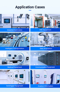 Dual LAN Fanless Embedded PC industriale Mini IPC I3-I9 <span class=keywords><strong>Linux</strong></span> Ubuntu HD VGA LVDS per IoT IOT Industrial Computer accessori - Product Image 6