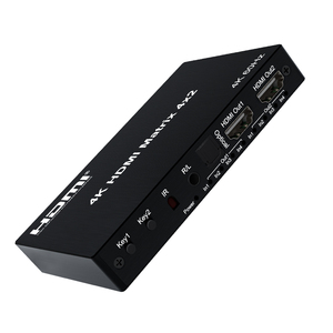 4K 60Hz HDMI Matrix Switch <strong>4</strong> in 2 out Audio <strong>Output</strong> HDMI Matrix 4x2 with EDID - Product Image 4