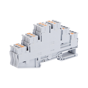 PT2.5-3LスプリングツールフリーPT3層端子付き2層エクスプレス端子台 - Product Image 2