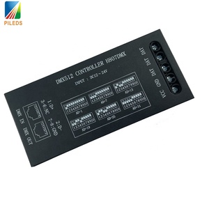 H807DMX 1024 Pixel LED DMX Decoder Controller RF connessione 12V tensione DMX512
