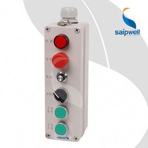 5-wege-druckknopf-schalterbox mit verschluss led-licht-steuerungsbox für wasserpumpe automatische elektrische projektionsbox kundenspezifisches gehäuse - Product Image 4
