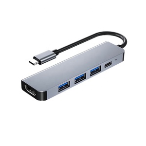 Multiport Docking Station <strong>Adapter</strong> 4 <strong>5</strong> 6 <strong>8</strong> 7 <strong>8</strong> in 1 Type C to 4k hdmi SD TF Ethernet USB Type C Hubs - Product Image 3