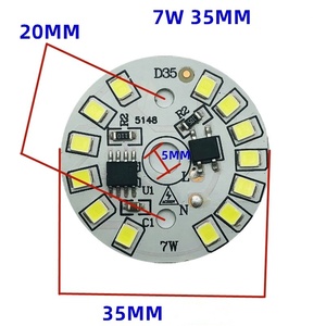 Shenzhen Prototype <strong>LED</strong> Single-Sided DOB Aluminium <strong>PCB</strong> Circuit Board 220v AC 35mm 7W 40mm 9W <strong>LED</strong> Bulbs Light <strong>PCB</strong> Boards - Product Image 2