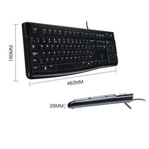 Logitech Diseño a prueba de salpicaduras 104 teclas MK120 Teclado clásico con cable - Product Image 6