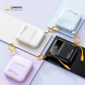 2024 <strong>Small</strong> Powerbank 20000mah Fast Charging PD 20W Portable Outdoor Wallet Power Banks for <strong>Apple</strong> Type C Cable - Product Image 1