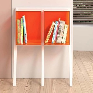 Dayanıklı akrilik Modern tasarım kitap dolabı ev için Mini kitaplık duvar dolapları kitaplar için - Product Image 5
