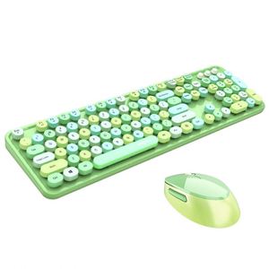 Juego combinado de ratón con teclado mecánico retroiluminado RGB inalámbrico Juego multimedia de productividad mejorada - Product Image 4
