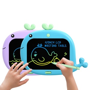 סיטונאי חינוכיים אלקטרוני צעצועי קריקטורה LCD כתיבת tablet 10 אינץ נייד ציור לוח שרבוט לוח לילדים