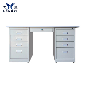 Chinese Factories <strong>Customize</strong> Multiple Office Furniture Steel Office Table Metal <strong>Computer</strong> <strong>Desks</strong> With Drawers and Locks - Product Image 5