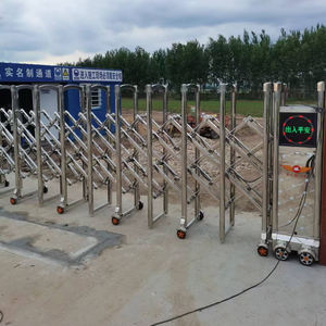 HNT Automático Retrátil Portão Exterior Cerca Driveway Segurança Slide Barreira Portão Principal Trackless Armazém Villa - Product Image 6