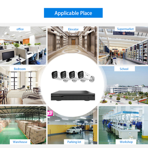 JideTech H.265 8 canales 5MP PoE sistema de cámara de seguridad detección humana al aire libre impermeable IP66 - Product Image 6