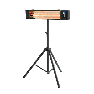 Riscaldatore elettrico a treppiede in piedi per Patio a infrarossi con riscaldamento automatico digitale da campeggio all'aperto antipolvere impermeabile con Display a LED - Product Image 1