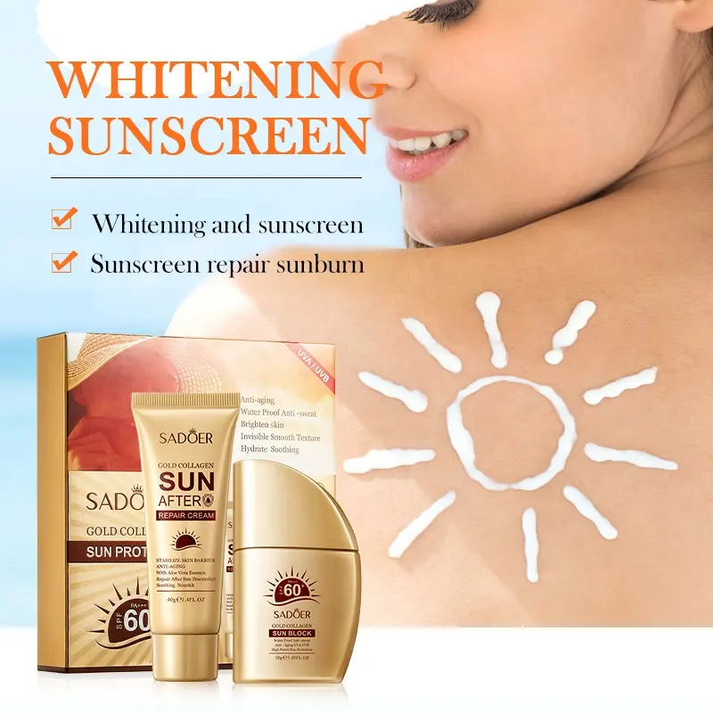 Blanqueador Aclarador Hidratante Protector solar Protección Uv al aire libre Spf 50 Crema protectora solar Blanco RH La Roche Posay Protector Solar 10PCs