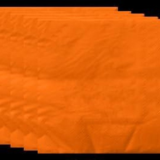Mouchoirs orange, paquet de 20