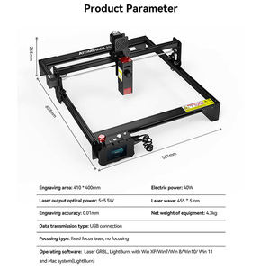Máquina de grabado láser reative excelente atostack A5 M50 Pro, nuevo corte cnc - Product Image 3