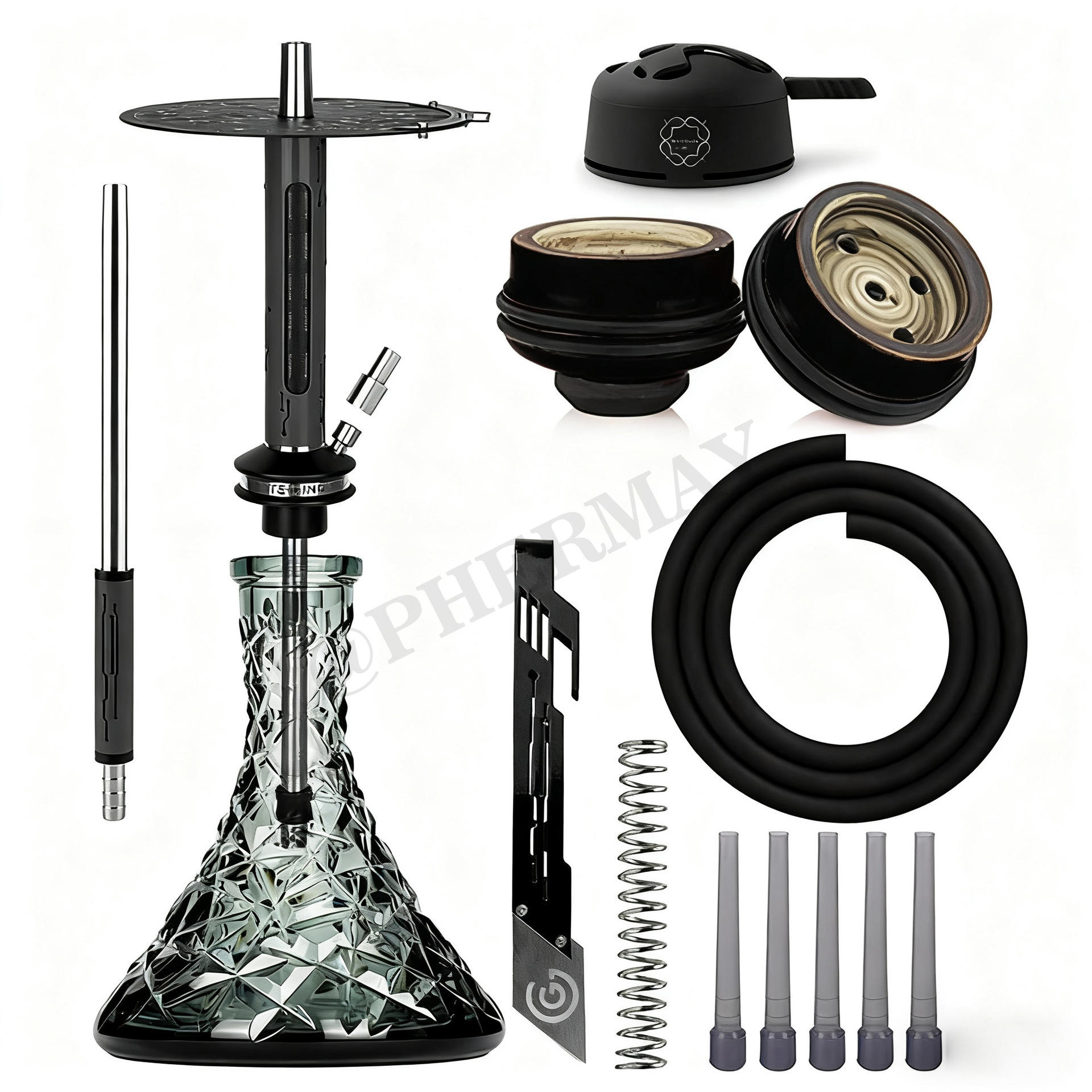 สีดำ + ชุดครบเซ็ต