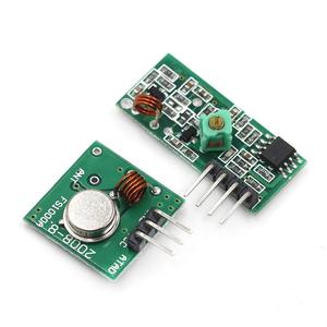 Kit de enlace de módulo receptor y transmisor RF de 433 Mhz para ARM/MCU WL DIY 315MHZ/433MHZ Control remoto inalámbrico para Kit Diy