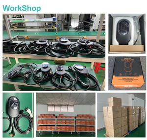 OEM/<strong>DOM</strong> 22KW Wallbox EV Charger Station Type 2 AC Fast Home Car Charger With 5M Cable Wallbox for Home