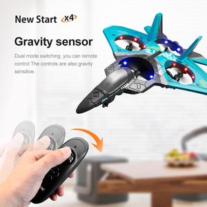 V17ジェットファイターRCプレーン-2.4GHzリモコン、360 ° スタントスピン、耐久性と軽量、男の子へのギフト - Product Image 2