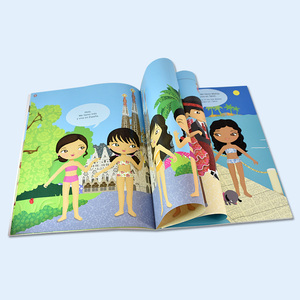 OEM หนังสือสติกเกอร์สำหรับวาดภาพระบายสีเพื่อการศึกษาของเด็ก - Product Image 4