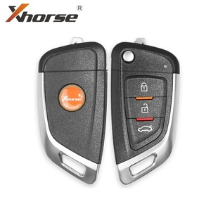 VVDI anahtar aracı için 12 ay garanti İngilizce sürümü ile arayüz XKKF02EN evrensel 3 düğmeli tel uzaktan araba anahtarı - Product Image 1